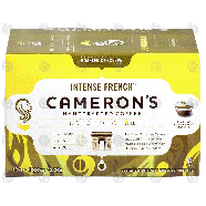 Cameron's Handcrafted Coffee intense french, 12 filtered single4.33-oz