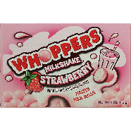 Whoppers Milk Shake strawberry flavored malted milk balls 4oz