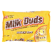 Milk Duds  chocolate & caramel candies in a box, snack size 9.3oz