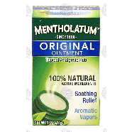 Mentholatum  original ointment, topical analgesic rub, aromatic vap 1oz
