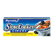 Reynolds  slow cooker liners, 13in. x 21in., 3 to 6.5 quart round a 4ct