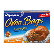 Reynolds Oven Bags turkey size, for meats & poultry 8-24 lbs, 19 in 2ct