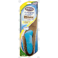Dr Scholl's messaging gel work, all-day shock absorption insoles, m 1pr
