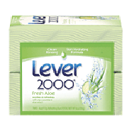 Lever 2000  aloe & cucumber, refreshing bars  2ct