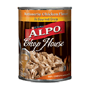 ALPO Wet Chop House dog food, rotisserie chicken flavor in gourmet13oz