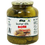 Spartan  whole kosher dill pickles, keep refrigerated 32fl oz