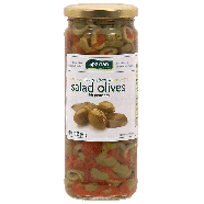 Spartan  sliced spanish salad olives with pimiento 10oz