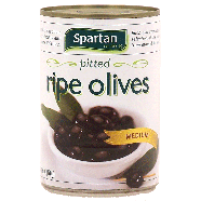 Spartan  medium ripe pitted olives 6oz