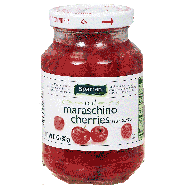 Spartan  maraschino cherries with stems 10oz