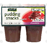 Spartan Pudding Snacks chocolate pudding, 4- 3.25 oz 13oz