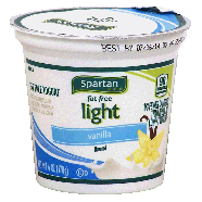 Spartan Light fat free light vanilla yogurt 6oz