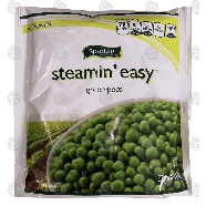 Spartan steamin' easy green peas 12-oz
