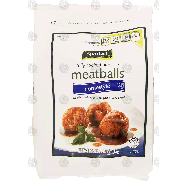 Spartan  fully cooked bite size meatballs made with chicken, pork64-oz