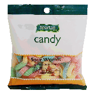 Spartan  sour worms  4.75oz