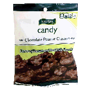 Spartan  chocolate peanut clusters  4oz