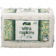 Spartan  ultra napkins, one-ply  200ct