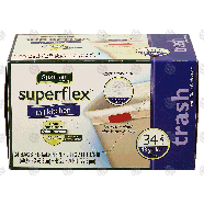 Spartan superflex tall kitchen trash bags with odor protection, 13 34ct