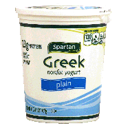 Spartan Greek nonfat yogurt, plain 32oz