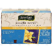 Spartan Single Serve cappuccino drink mix, french vanilla, 12 c6.35-oz