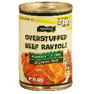 Spartan  overstuffed beef ravioli in tomato and meat sauce 15oz
