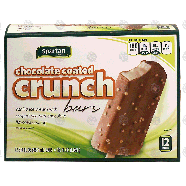 Spartan  chocolate coated crunch bars; vanilla ice cream w/cri36-fl oz