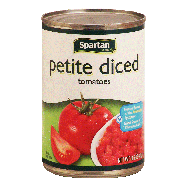 Spartan  petite diced tomatoes  14.5oz