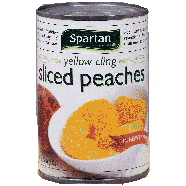 Spartan  yellow cling sliced peaches in heavy syrup 15.25oz