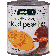 Spartan  yellow cling sliced peaches in heavy syrup 29oz