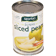 Spartan  heavy syrup sliced bartlett pears 15.25oz