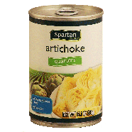 Spartan  artichoke quarters  14.1oz