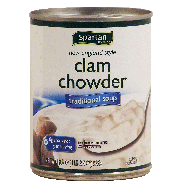 Spartan  traditional new england style clam chowder ready to ser18.5oz