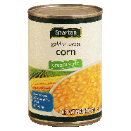 Spartan  cream style golden sweet corn 14.75oz