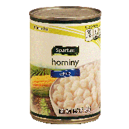 Spartan  white hominy 15.5oz