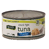 Spartan  chunk light tuna in water 12oz