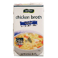 Spartan  chicken broth, regular, 99% fat free 32oz