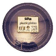 Spartan  plastic plates, 9in 15ct