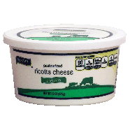 Spartan  pasteurized ricotta cheese, part skim 15oz