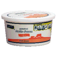 Spartan  pasteurized ricotta cheese, low fat 15oz