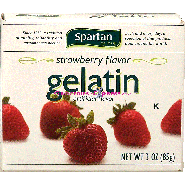 Spartan  strawberry flavor gelatin 3oz