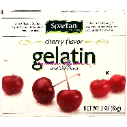 Spartan  cherry flavor gelatin 3oz