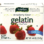Spartan  sugar-free strawberry gelatin 0.44oz