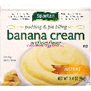 Spartan  instant banana cream pudding & pie filling 3.4oz