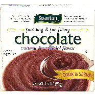 Spartan  chocolate pudding & pie filling, cook & serve 3.5oz