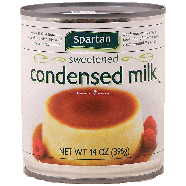 Spartan  regular sweetened condensed milk 14oz