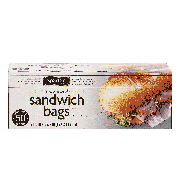 Spartan  reclosable sandwich bags, 6 1/2 x 5 7/8 inch 50ct