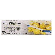 Spartan Sure Seal slider bags for freezer with write-on labels, ga10ct
