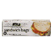 Spartan  clear plastic with fold & close top sandwich bags, 6 1/4150ct