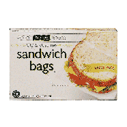 Spartan  fold & close top sandwich bags, 6 1/4 in. x 5 1/2 in. 300ct