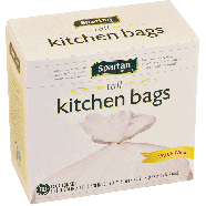 Spartan  tall kitchen bags, 13 gallon size, .69 mil. 80ct