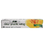 Spartan  clear plastic wrap 66 2/3 yd x 12 inch 200sq ft